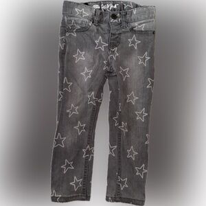 ✨3/$15✨ 3T Cat & Jack Gray Star Skinny Jeans
